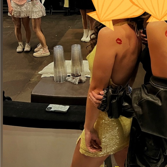 Hello Molly Glittering Yellow skirt and top set - Picture 8 of 8